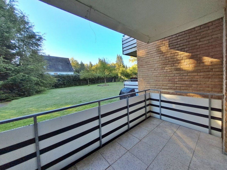 Balkon Erdgeschosswohnung Bielefeld