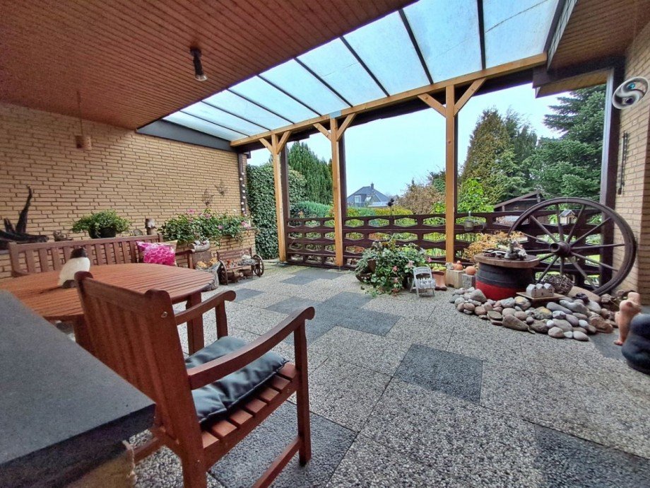 �berdachte Terrasse Einfamilienhaus Werther