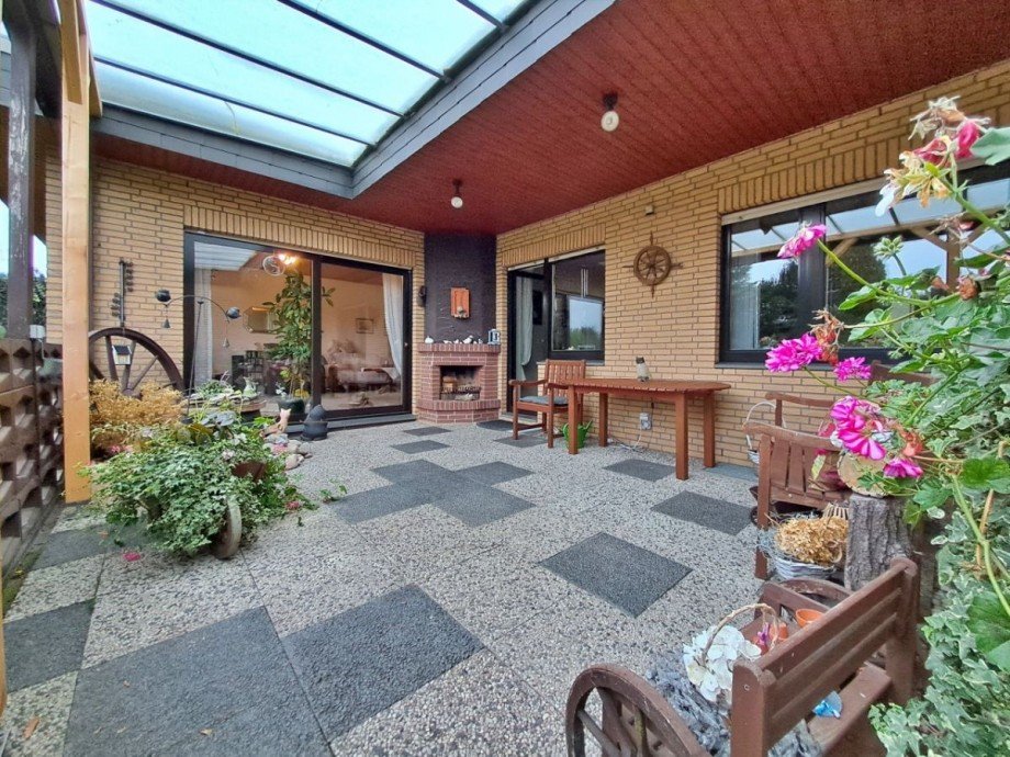 �berdachte Terrasse Einfamilienhaus Werther