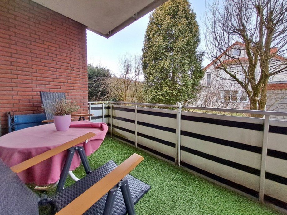Balkon Erdgeschosswohnung Bielefeld