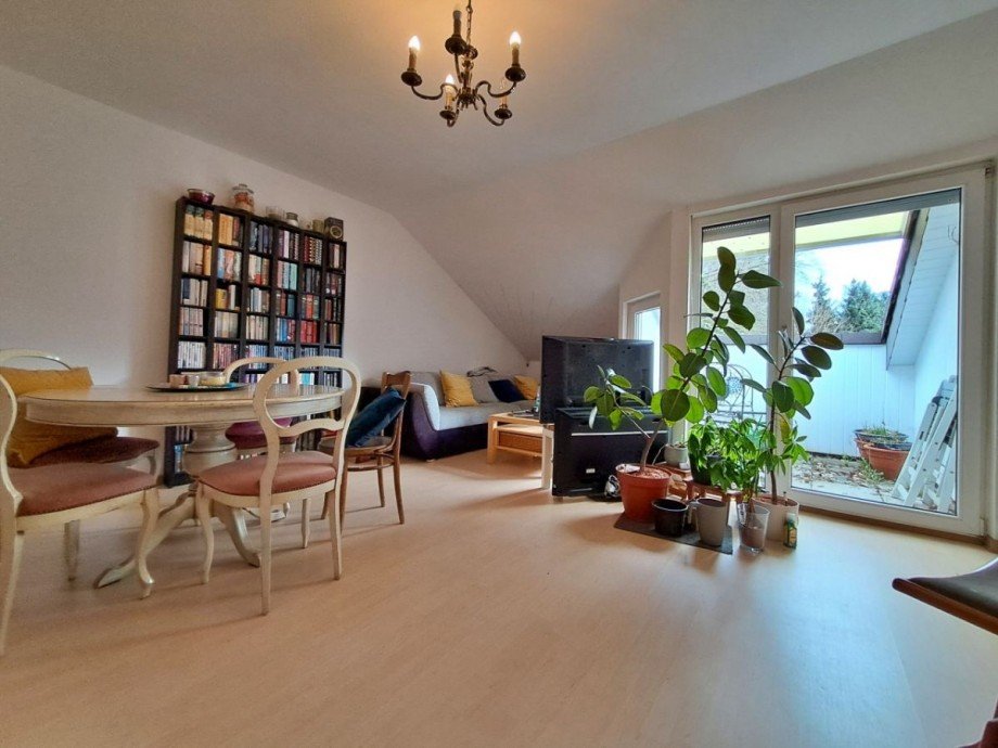 Wohnzimmer Dachgeschosswohnung Bielefeld